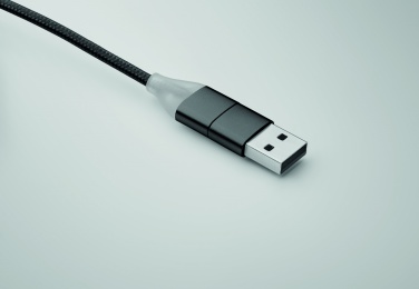 Logo trade promotional giveaways picture of: 4 in 1 charging cable type C