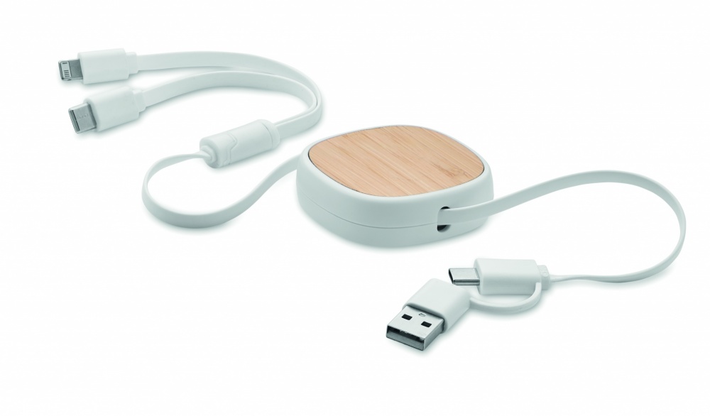Logotrade promotional gifts photo of: Retractable charging USB cable