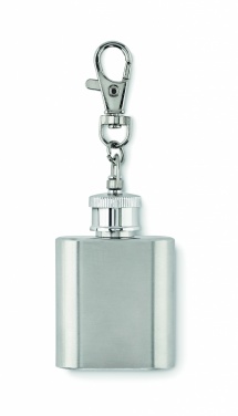 Logo trade promotional giveaways image of: Hipflask key ring Joensuu