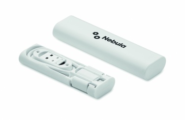 Logo trade promotional giveaways picture of: 9 in 1 cable connector set