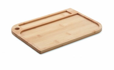 Logo trade corporate gifts picture of: Meal plate in bamboo