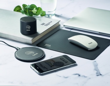 Logo trade promotional gifts picture of: Recycled PU wireless speaker