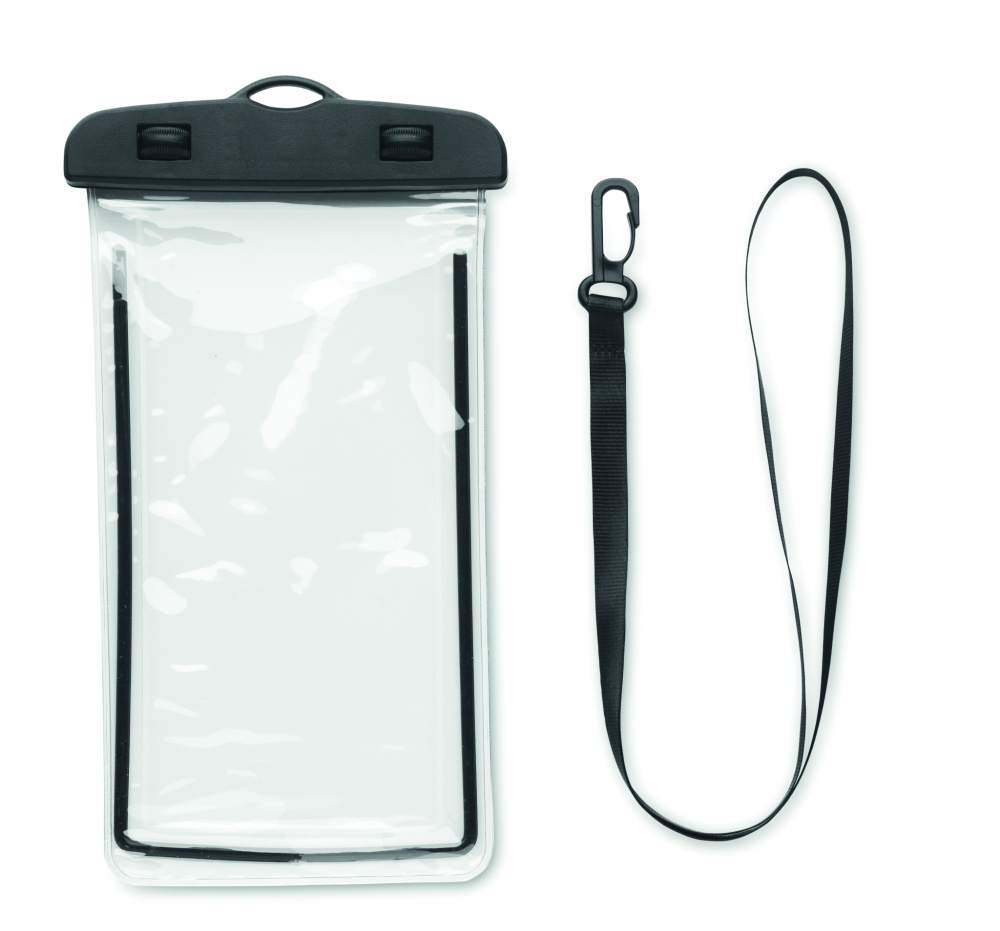 Logo trade promotional giveaways image of: Waterproof smartphone pouch