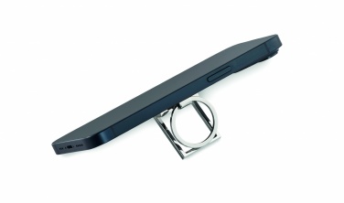 Logo trade promotional giveaways picture of: Metal key ring phone stand Seinajoki