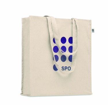Logo trade business gifts image of: Organic cotton shopping bag