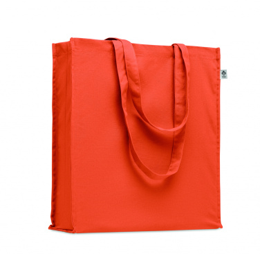 Logo trade promotional merchandise photo of: Organic cotton shopping bag