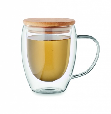 Logo trade promotional products picture of: Double wall borosilicate mug
