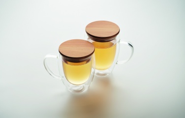 Logo trade promotional product photo of: Double wall borosilicate mug