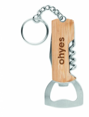 Logotrade promotional products photo of: 3 in 1 bamboo pocket tool