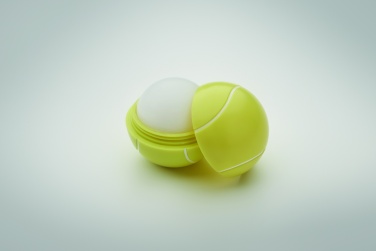 Logo trade advertising products image of: Lip balm in tennis ball shape