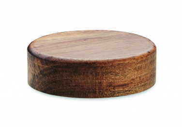 Logotrade promotional merchandise picture of: Wireless charger in acacia 15W