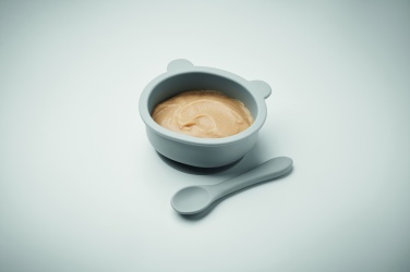 Logo trade advertising products picture of: Silicone spoon, bowl baby set