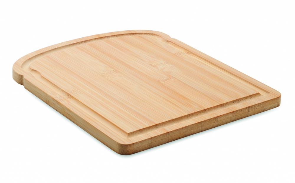 Logo trade corporate gifts image of: Bamboo bread cutting board