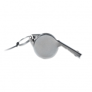 Logo trade promotional giveaway photo of: Metal whistle