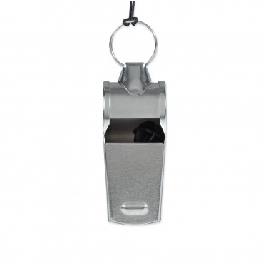 Logo trade business gifts image of: Metal whistle