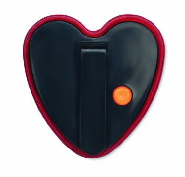 Logo trade advertising product photo of: Heart shaped reflector light