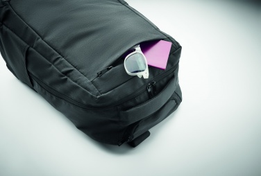 Logotrade promotional merchandise picture of: A portable backpack trolley with wheels, made of 600D RPET polyester
