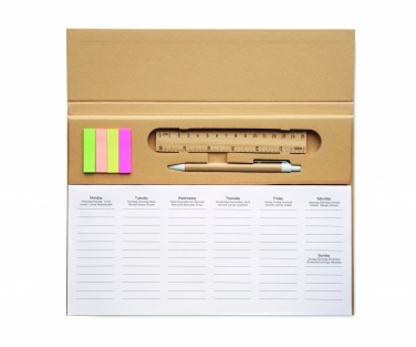 Logotrade corporate gift picture of: Weekly desktop planner