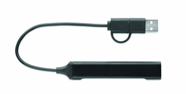 Logotrade promotional merchandise image of: USB 4 port hub 19 cm