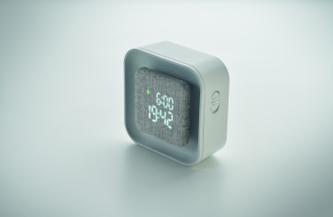 Logotrade promotional merchandise image of: Recycled ABS/RPET alarm clock Stuttgart