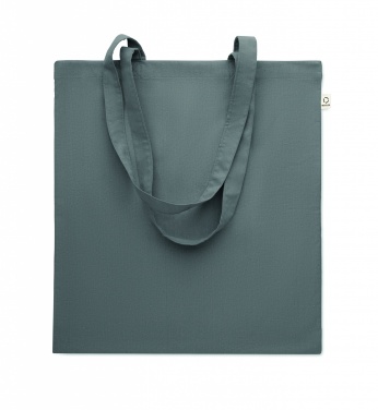 Logo trade corporate gifts image of: Recycled cotton shopping bag