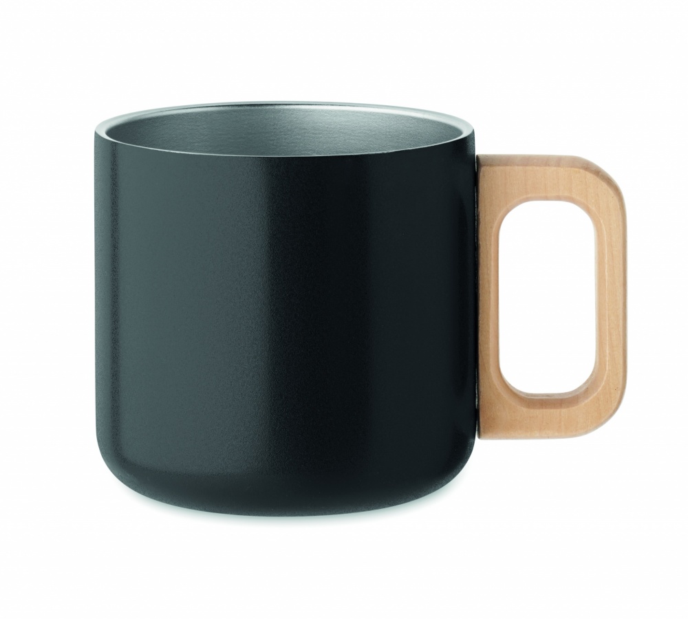 Logotrade promotional item picture of: Double wall mug 350 ml
