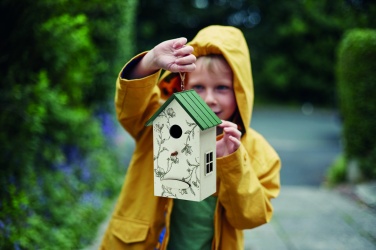Logo trade promotional merchandise photo of: Bird house in plywood
