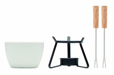 Logotrade promotional giveaway image of: Ceramic fondue set 240 ml