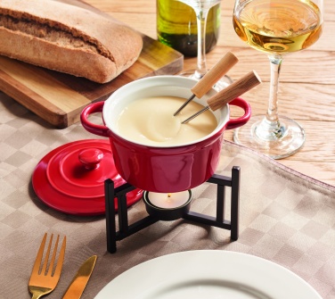 Logo trade promotional items picture of: Ceramic fondue set 300 ml