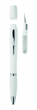 Logo trade promotional items image of: Pen with TWS cleaning set