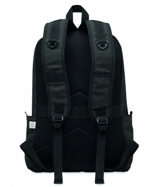 Logotrade corporate gifts photo of: A 15-inch laptop backpack made of recycled pre-consumer cotton with customizable printing