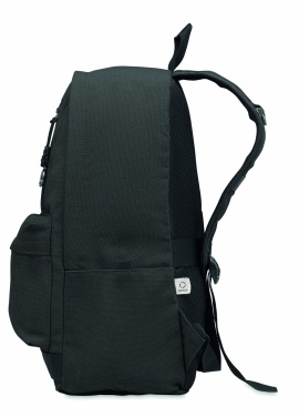 Logotrade promotional items photo of: A 15-inch laptop backpack made of recycled pre-consumer cotton with customizable printing