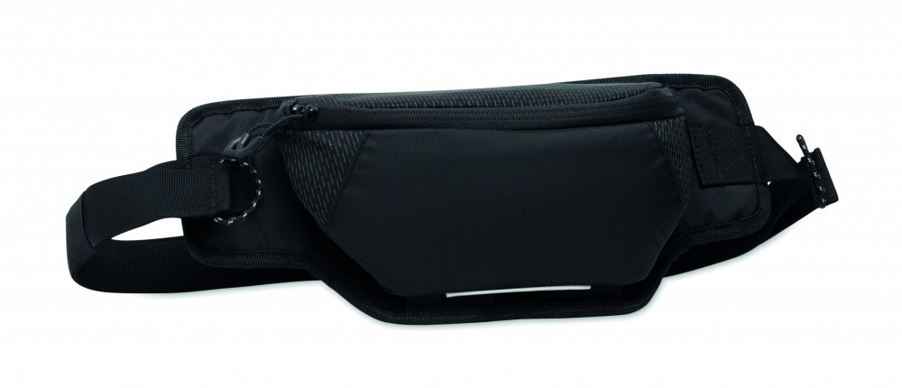 Logo trade promotional gifts image of: Hiking waist bag in 420D nylon