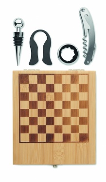 Logotrade promotional product image of: Chess board wine set