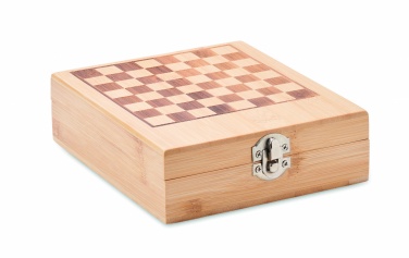 Logo trade promotional merchandise photo of: Chess board wine set
