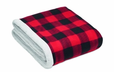 Logo trade promotional items picture of: RPET sherpa fleece blanket