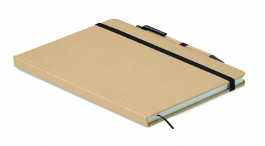 Logo trade business gift photo of: Caratil A5 notebook in recycled carton
