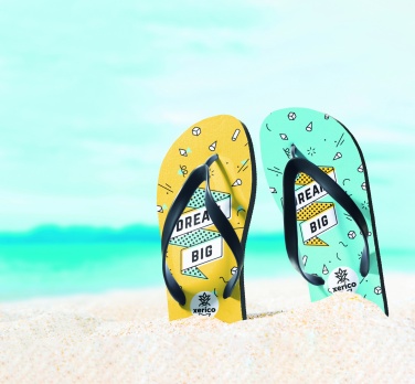 Logo trade corporate gifts image of: Sublimation beach slippers
