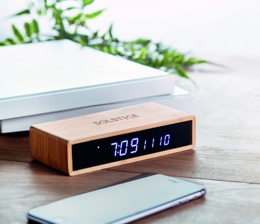 Logotrade corporate gift picture of: Wireless charger in bamboo 5W
