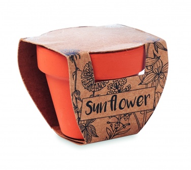 Logotrade promotional item image of: Terracotta pot 'sunflower'