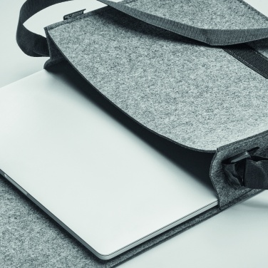 Logotrade promotional giveaway picture of: RPET felt laptop bag