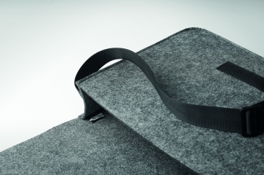 Logo trade promotional items image of: RPET felt laptop bag