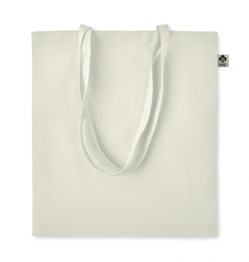 Logo trade promotional merchandise image of: Organic cotton shopping bag