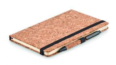 Logotrade promotional gift picture of: A5 cork notebook with pen