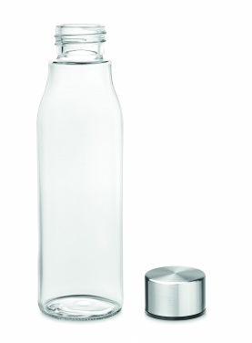 Logo trade promotional gifts picture of: Glass drinking bottle 500 ml