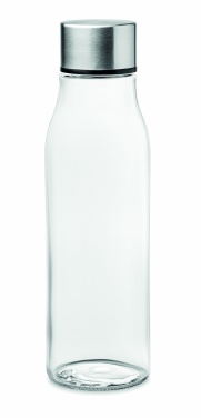 Logo trade promotional merchandise photo of: Glass drinking bottle 500 ml