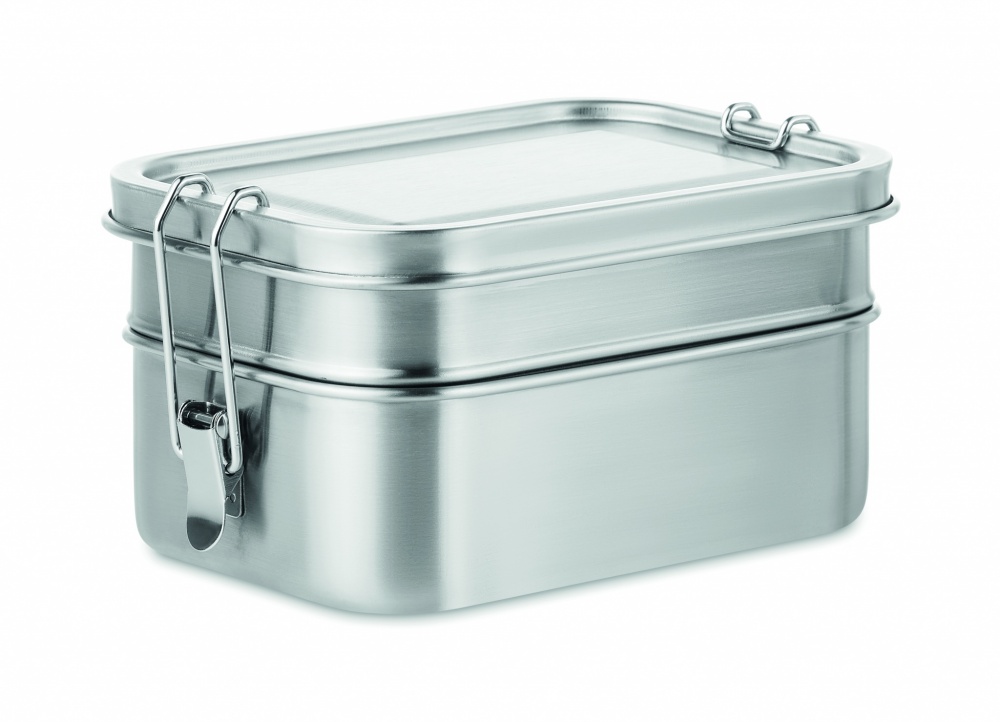 Logo trade promotional merchandise picture of: Stainless steel lunch box
