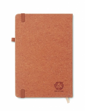 Logotrade advertising products photo of: Recycled Leather A5 notebook