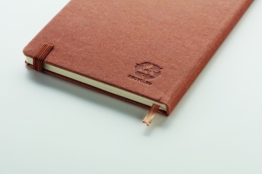 Logo trade promotional gifts picture of: Recycled Leather A5 notebook