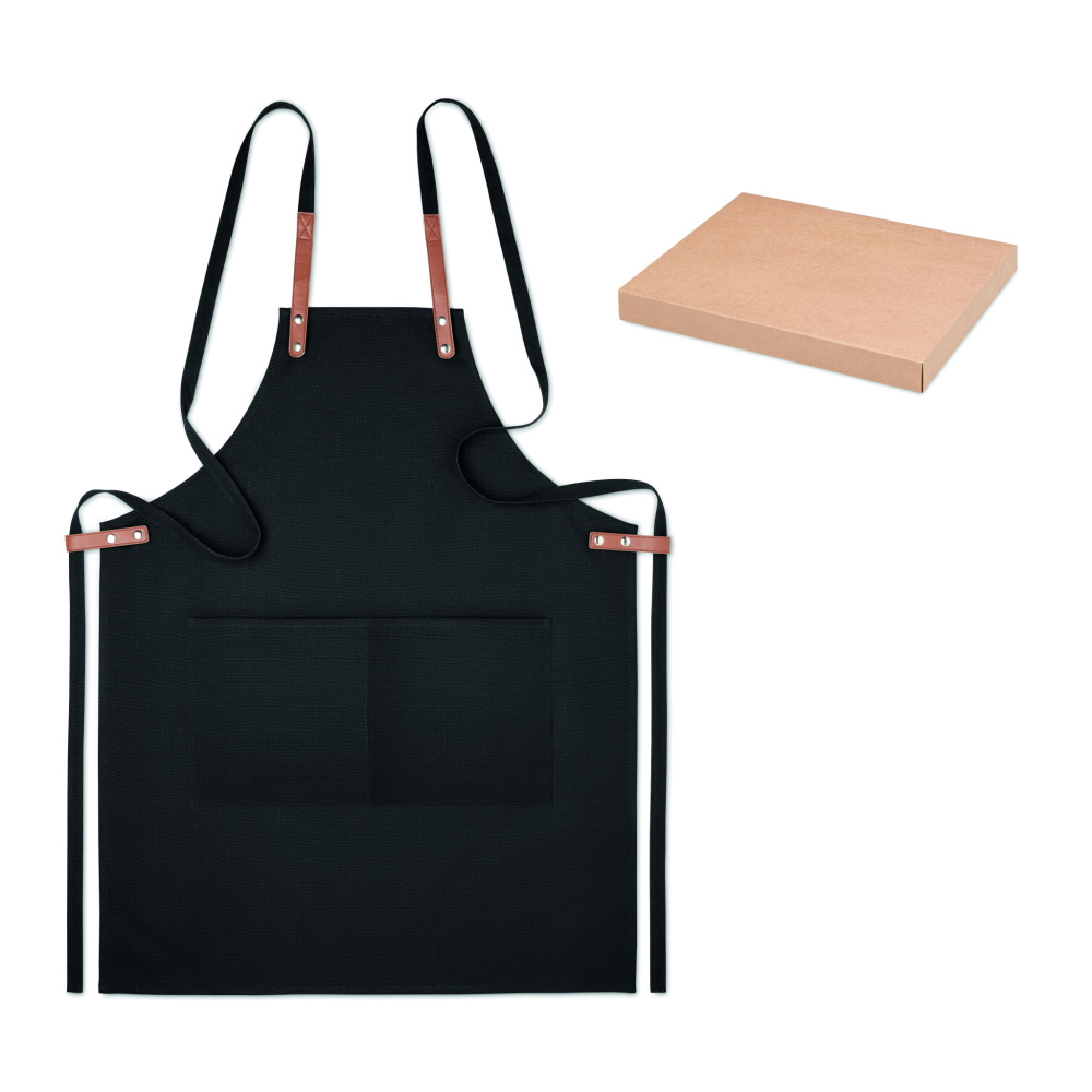 Logo trade promotional giveaways image of: Organic cotton apron 340 gr/m²